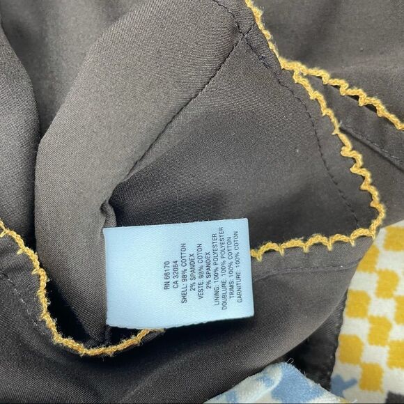 Anthropologie Maeve Patch Houndstooth Midi Skirt - Picture 5 of 6